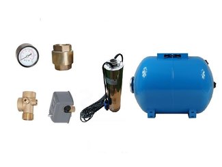 Zestaw pompa OMNITECH 1500 230V OMNIGENA zbiornik 50l poziomy