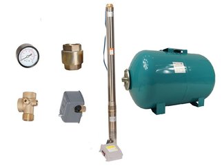 Zestaw pompa 3T32 230V OMNIGENA zbiornik 50L poziomy 3T-32