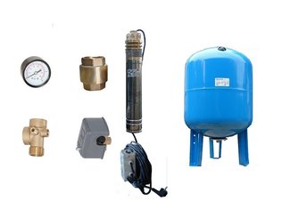 Zestaw pompa SKM200 230V OMNIGENA + zbiornik AQUA-SYSTEM 300L pionowy