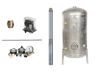 Zestaw pompa 3B24 400V OMNIGENA zbiornik ocynkowany HY-V 150L pion 3B