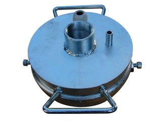 Głowica ocynkowana do zamknięcia studni 160 1"