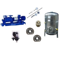 Zestaw pompa SKA 3.03 400V HYDRO-VACUUM Grudziądz zbiornik 200l ocynkowany + osprzęt