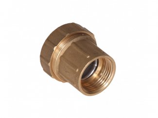 Złączka mosiężna do rur PE 50 GW + tuleja