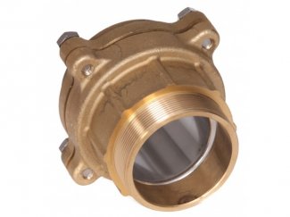 Złączka mosiężna do rur PE 75 GZ + tuleja