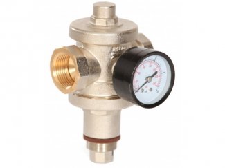 Reduktor ciśnienia 1" z manometrem