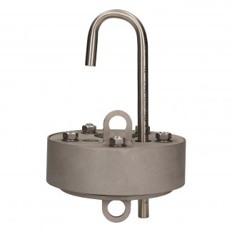 Głowica do zamknięcia studni 125 PE50 NIERDZEWNA