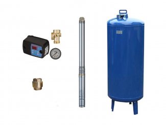 Zestaw pompa 3B28 230V OMNIGENA zbiornik przeponowy ZBO 150L pion