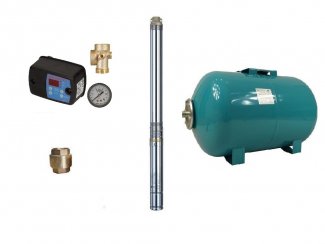 Zestaw pompa 3T32 230V OMNIGENA + zbiornik 24l poziomy