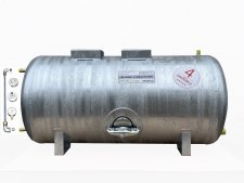 Zbiornik 300L ocynkowany poziomy HYDRO-VACUUM z osprzętem
