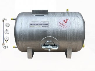 Zbiornik 150L ocynkowany poziomy HYDRO-VACUUM z osprzętem