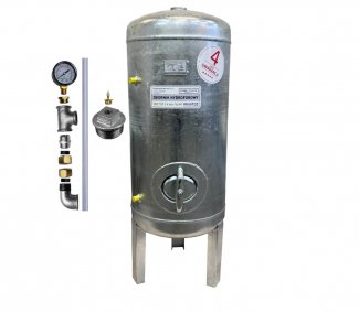 Zbiornik 150L ocynkowany SLIM osprzętem HYDRO-VACUUM Grudziądz