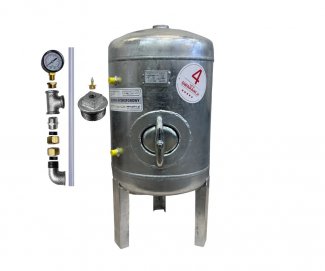 Zbiornik 100L ocynkowany SLIM z osprzętem HYDRO-VACUUM Grudziądz